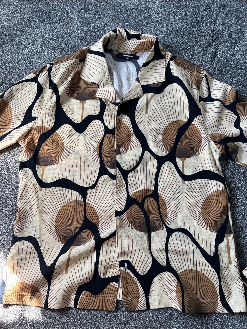 Men’s Matching  Print Two-Piece Summer Set